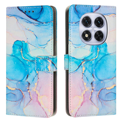 Painted Marble Pattern Leather Phone Case, For Redmi 14C 4G / A3 Pro, For Redmi Note 14 5G Global, For Redmi Note 14 Pro 5G Global, For Redmi K70 Pro / K70