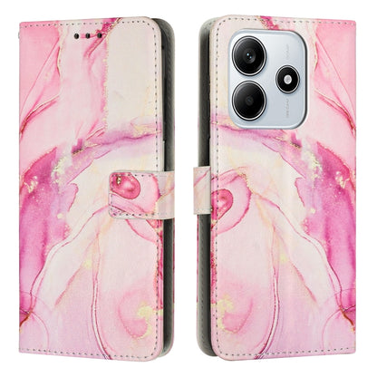 Painted Marble Pattern Leather Phone Case, For Redmi 14C 4G / A3 Pro, For Redmi Note 14 5G Global, For Redmi Note 14 Pro 5G Global, For Redmi K70 Pro / K70
