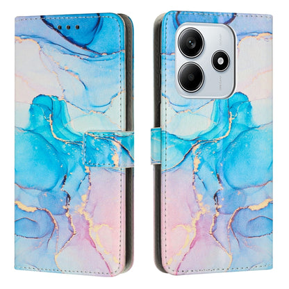 Painted Marble Pattern Leather Phone Case, For Redmi 14C 4G / A3 Pro, For Redmi Note 14 5G Global, For Redmi Note 14 Pro 5G Global, For Redmi K70 Pro / K70