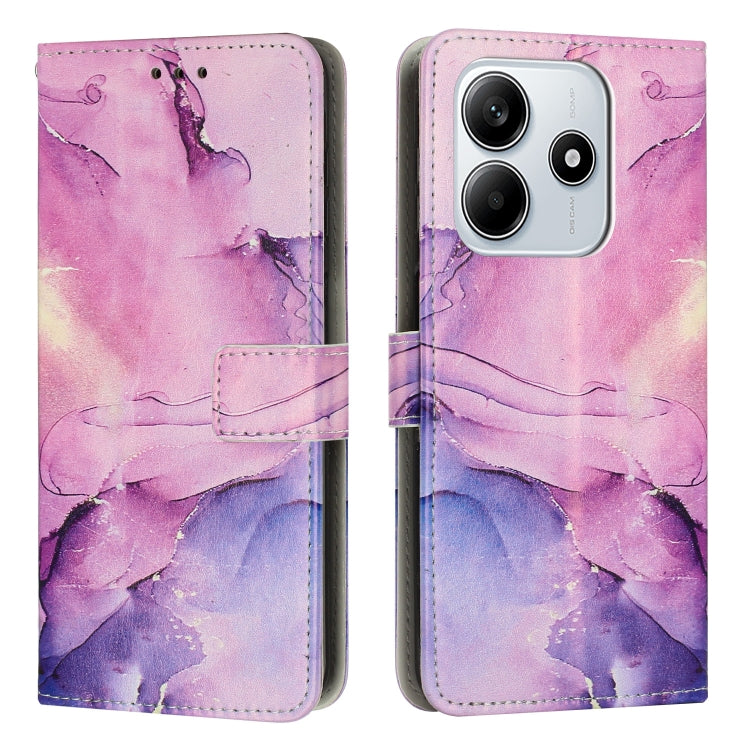 Painted Marble Pattern Leather Phone Case, For Redmi 14C 4G / A3 Pro, For Redmi Note 14 5G Global, For Redmi Note 14 Pro 5G Global, For Redmi K70 Pro / K70