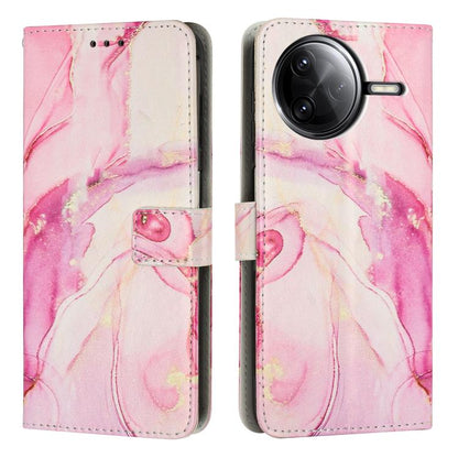 Painted Marble Pattern Leather Phone Case, For Redmi 15 5G / 4G EU 171mm, For Redmi 15C 5G / 4G Global 171mm, For Redmi A5 4G 171.7mm / Poco C71, For Redmi K80 / K80 Pro