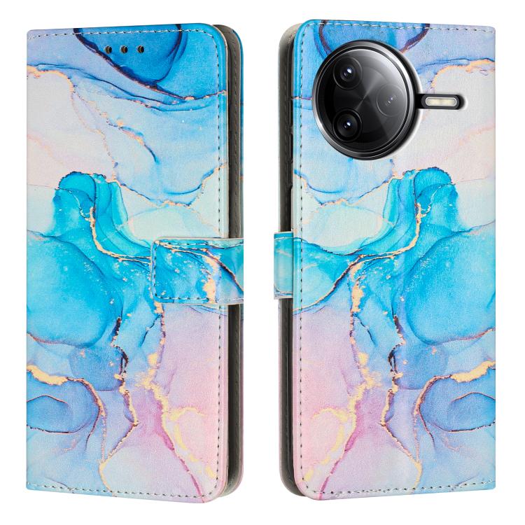 Painted Marble Pattern Leather Phone Case, For Redmi 15 5G / 4G EU 171mm, For Redmi 15C 5G / 4G Global 171mm, For Redmi A5 4G 171.7mm / Poco C71, For Redmi K80 / K80 Pro