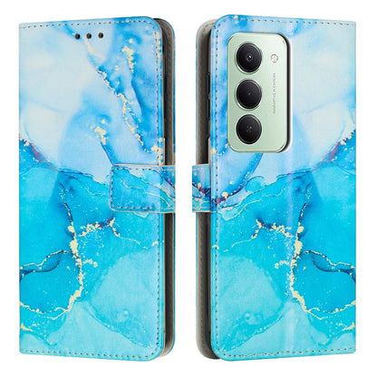 Painted Marble Pattern Leather Phone Case, For Redmi K90 / Poco F8 Pro, For Redmi Note 15 Pro 5G Global 163.6mm, For Redmi 15C 5G / 4G EU 173mm / Poco C85 5G, For Redmi 15 5G Global / 15 4G SEA 169.5mm