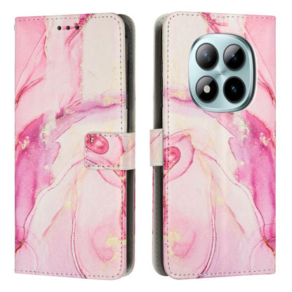 Painted Marble Pattern Leather Phone Case, For Redmi Note 15 Pro+ 5G Global 163.3mm, For Redmi Note 15 5G / 4G Global 164mm, For Redmi K90 Pro Max / Poco F8 Ultra, For Redmi Note 15 Pro 4G Global 163.2mm