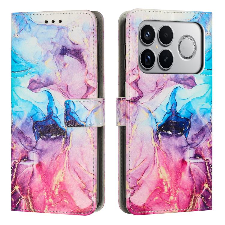 Painted Marble Pattern Leather Phone Case, For Redmi Note 15 Pro+ 5G Global 163.3mm, For Redmi Note 15 5G / 4G Global 164mm, For Redmi K90 Pro Max / Poco F8 Ultra, For Redmi Note 15 Pro 4G Global 163.2mm