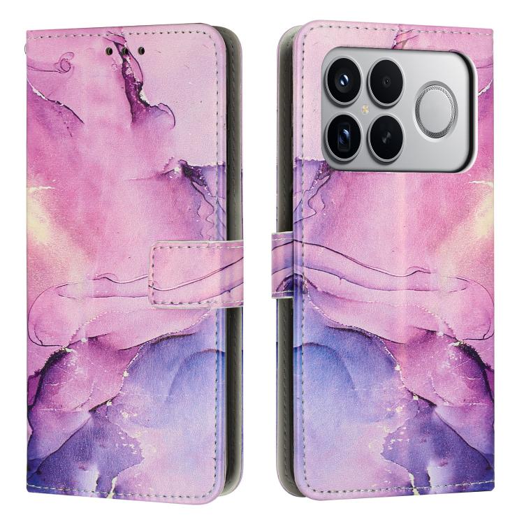 Painted Marble Pattern Leather Phone Case, For Redmi Note 15 Pro+ 5G Global 163.3mm, For Redmi Note 15 5G / 4G Global 164mm, For Redmi K90 Pro Max / Poco F8 Ultra, For Redmi Note 15 Pro 4G Global 163.2mm