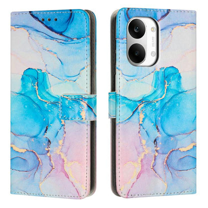 Painted Marble Pattern Leather Phone Case, For Redmi 15a 5G, For Redmi A7 Pro 4G 171mm, For Redmi Turbo 5 Max / Poco X8 Pro Max 5G, For Redmi Turbo 5 / Poco X8 Pro 5G