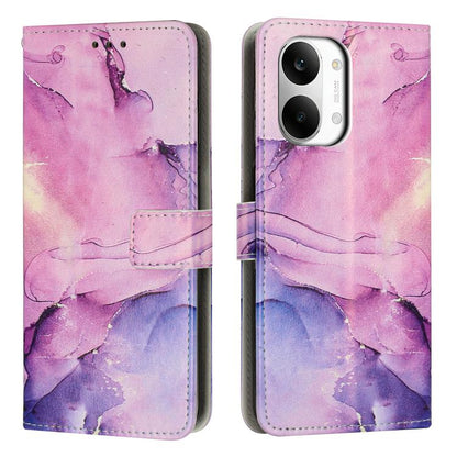 Painted Marble Pattern Leather Phone Case, For Redmi 15a 5G, For Redmi A7 Pro 4G 171mm, For Redmi Turbo 5 Max / Poco X8 Pro Max 5G, For Redmi Turbo 5 / Poco X8 Pro 5G