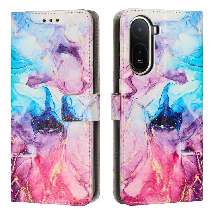Painted Marble Pattern Leather Phone Case, For Redmi 15a 5G, For Redmi A7 Pro 4G 171mm, For Redmi Turbo 5 Max / Poco X8 Pro Max 5G, For Redmi Turbo 5 / Poco X8 Pro 5G