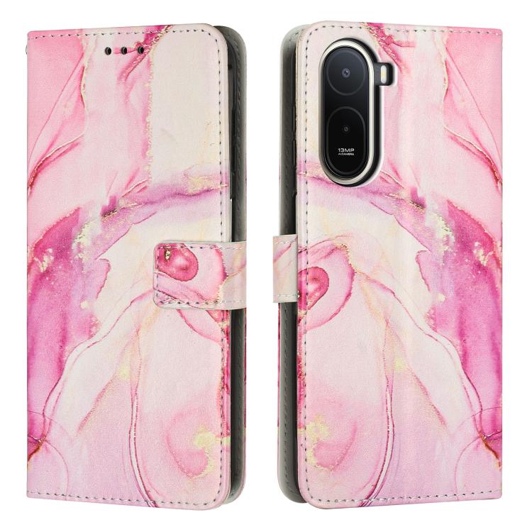 Painted Marble Pattern Leather Phone Case, For Redmi 15a 5G, For Redmi A7 Pro 4G 171mm, For Redmi Turbo 5 Max / Poco X8 Pro Max 5G, For Redmi Turbo 5 / Poco X8 Pro 5G