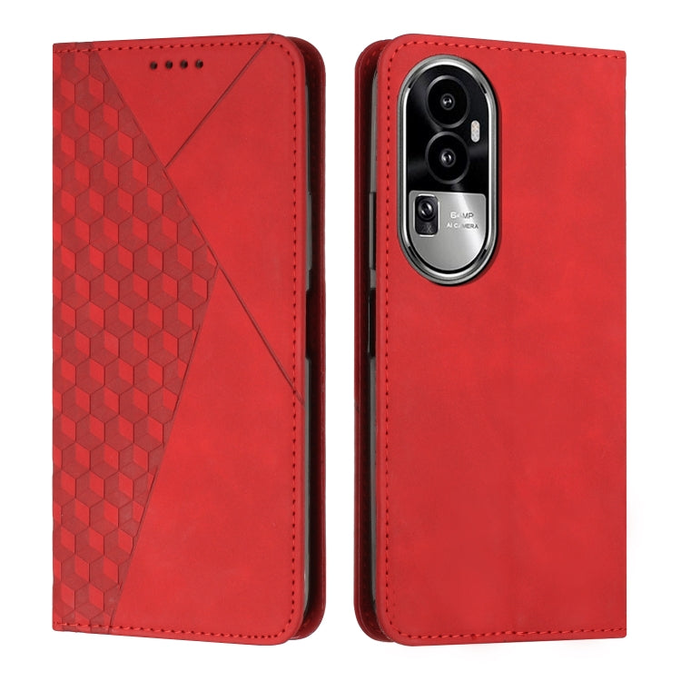 Diamond Splicing Skin Feel Magnetic Leather Phone Case, For OPPO Reno10 5G/Reno10 Pro 5G Global, For OPPO A78 4G, For OPPO Reno10 Pro+, For OPPO A1 5G/A98/F23 5G