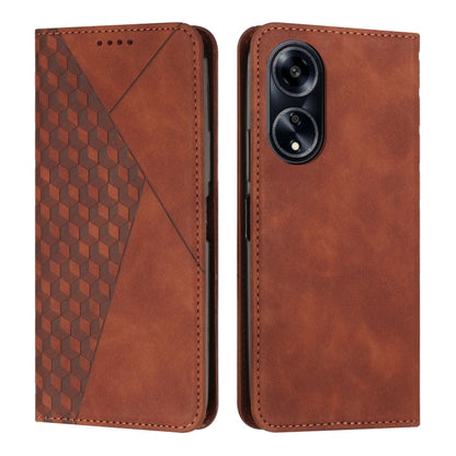 Diamond Splicing Skin Feel Magnetic Leather Phone Case, For OPPO Reno10 5G/Reno10 Pro 5G Global, For OPPO A78 4G, For OPPO Reno10 Pro+, For OPPO A1 5G/A98/F23 5G