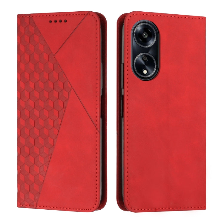 Diamond Splicing Skin Feel Magnetic Leather Phone Case, For OPPO Reno10 5G/Reno10 Pro 5G Global, For OPPO A78 4G, For OPPO Reno10 Pro+, For OPPO A1 5G/A98/F23 5G
