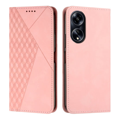 Diamond Splicing Skin Feel Magnetic Leather Phone Case, For OPPO Reno10 5G/Reno10 Pro 5G Global, For OPPO A78 4G, For OPPO Reno10 Pro+, For OPPO A1 5G/A98/F23 5G