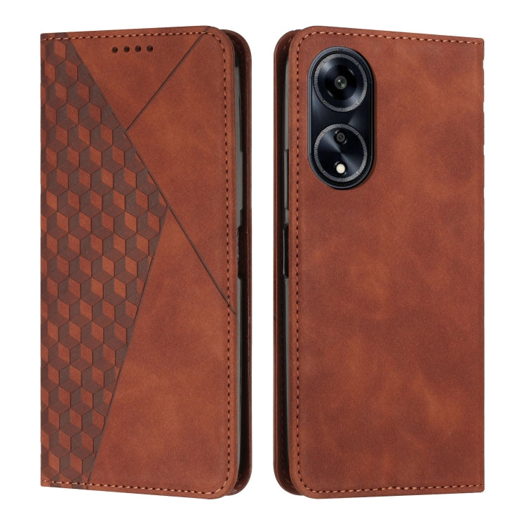 Diamond Splicing Skin Feel Magnetic Leather Phone Case, For OPPO A58 / A78, For OPPO A1 Pro/Reno8 T 5G Global, For OPPO A79 5G, For OPPO A59