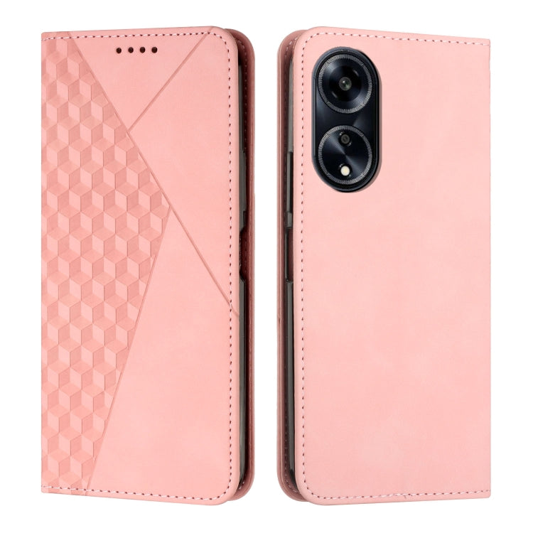 Diamond Splicing Skin Feel Magnetic Leather Phone Case, For OPPO A58 / A78, For OPPO A1 Pro/Reno8 T 5G Global, For OPPO A79 5G, For OPPO A59