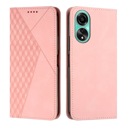Diamond Splicing Skin Feel Magnetic Leather Phone Case, For OPPO Reno11 5G Global, For OPPO Reno11 Pro Global, For OPPO A38 / A18, For OPPO A58 4G