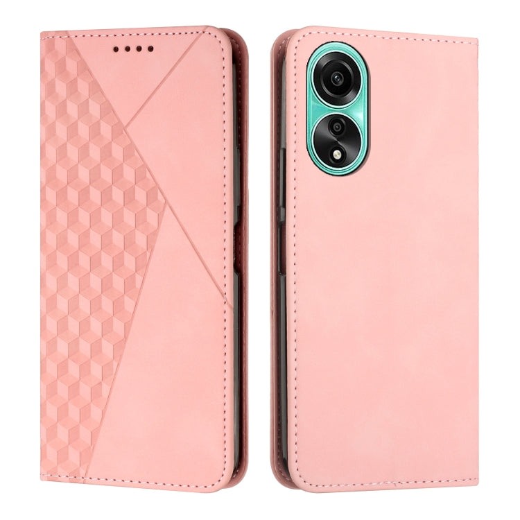 Diamond Splicing Skin Feel Magnetic Leather Phone Case, For OPPO Reno10 5G/Reno10 Pro 5G Global, For OPPO A78 4G, For OPPO Reno10 Pro+, For OPPO A1 5G/A98/F23 5G