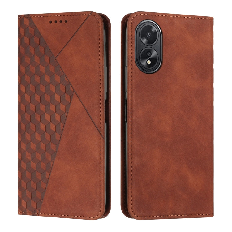 Diamond Splicing Skin Feel Magnetic Leather Phone Case, For OPPO Reno11 5G Global, For OPPO Reno11 Pro Global, For OPPO A38 / A18, For OPPO A58 4G