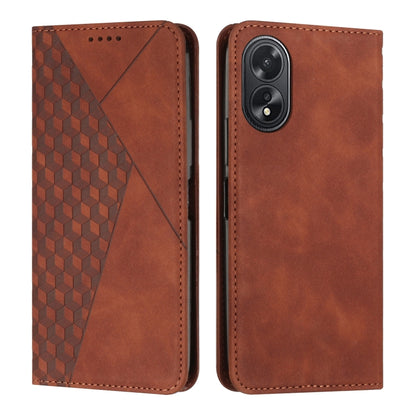 Diamond Splicing Skin Feel Magnetic Leather Phone Case, For OPPO Reno11 5G Global, For OPPO Reno11 Pro Global, For OPPO A38 / A18, For OPPO A58 4G