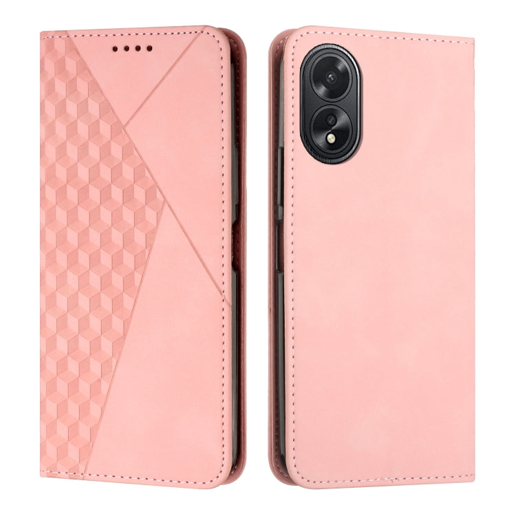 Diamond Splicing Skin Feel Magnetic Leather Phone Case, For OPPO Reno11 5G Global, For OPPO Reno11 Pro Global, For OPPO A38 / A18, For OPPO A58 4G
