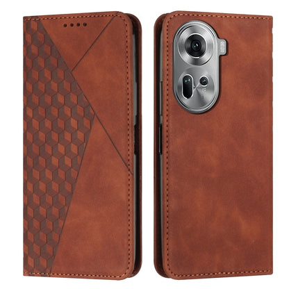 Diamond Splicing Skin Feel Magnetic Leather Phone Case, For OPPO Reno11 5G Global, For OPPO Reno11 Pro Global, For OPPO A38 / A18, For OPPO A58 4G