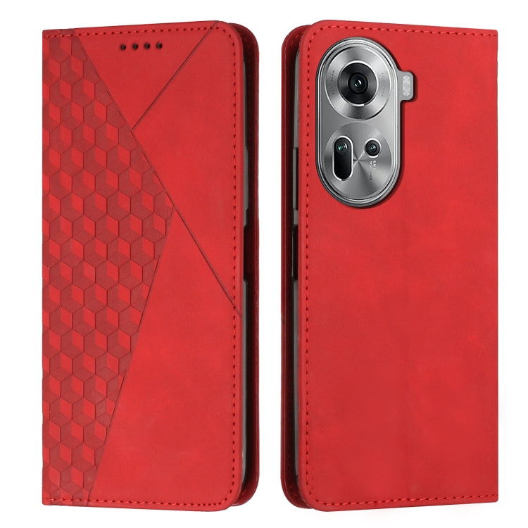 Diamond Splicing Skin Feel Magnetic Leather Phone Case, For OPPO Reno11 5G Global, For OPPO Reno11 Pro Global, For OPPO A38 / A18, For OPPO A58 4G
