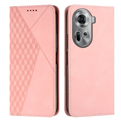 Diamond Splicing Skin Feel Magnetic Leather Phone Case, For OPPO Reno11 5G Global, For OPPO Reno11 Pro Global, For OPPO A38 / A18, For OPPO A58 4G