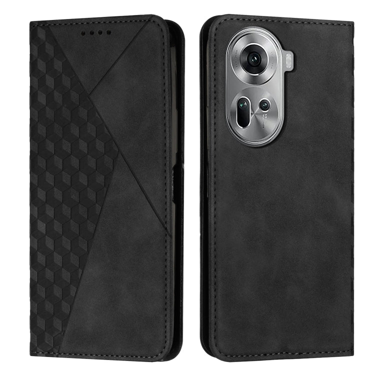 Diamond Splicing Skin Feel Magnetic Leather Phone Case, For OPPO Reno11 5G Global, For OPPO Reno11 Pro Global, For OPPO A38 / A18, For OPPO A58 4G