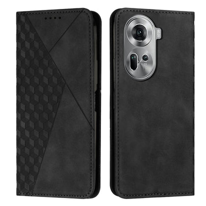 Diamond Splicing Skin Feel Magnetic Leather Phone Case, For OPPO Reno11 5G Global, For OPPO Reno11 Pro Global, For OPPO A38 / A18, For OPPO A58 4G