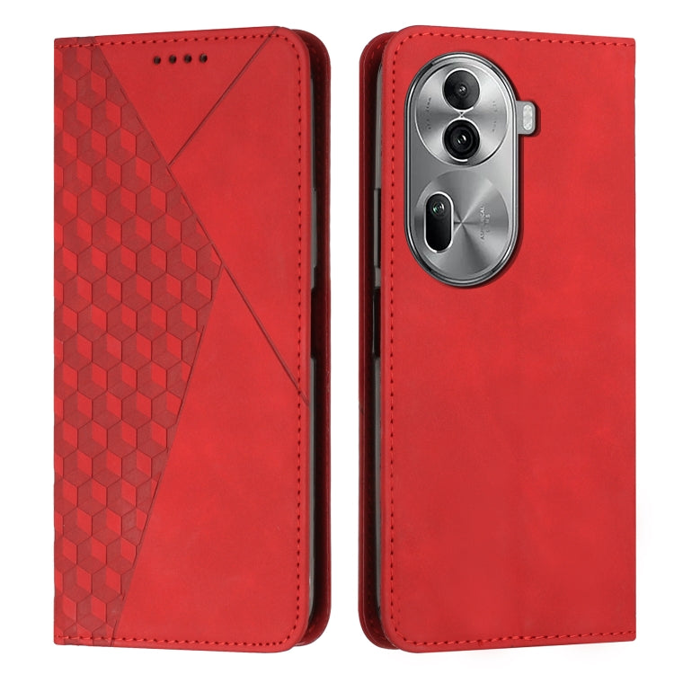 Diamond Splicing Skin Feel Magnetic Leather Phone Case, For OPPO Reno11 5G Global, For OPPO Reno11 Pro Global, For OPPO A38 / A18, For OPPO A58 4G