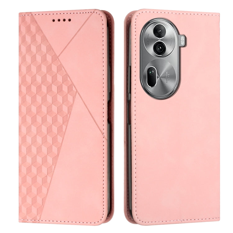 Diamond Splicing Skin Feel Magnetic Leather Phone Case, For OPPO Reno11 5G Global, For OPPO Reno11 Pro Global, For OPPO A38 / A18, For OPPO A58 4G
