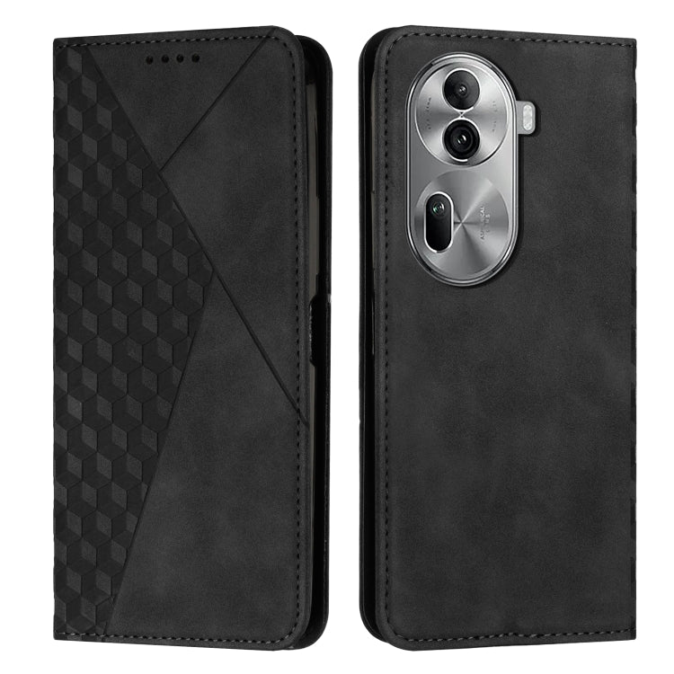 Diamond Splicing Skin Feel Magnetic Leather Phone Case, For OPPO Reno11 5G Global, For OPPO Reno11 Pro Global, For OPPO A38 / A18, For OPPO A58 4G