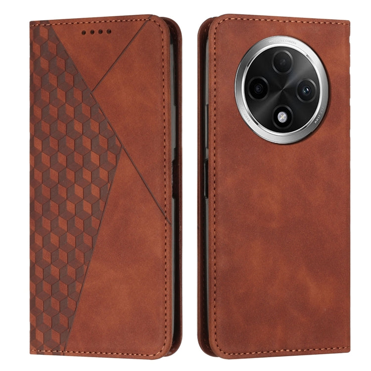 Diamond Splicing Skin Feel Magnetic Leather Phone Case, For OPPO Reno12 Pro Global, For OPPO Reno12 5G Global, For OPPO A3 Pro China, For OPPO A3 Pro Global