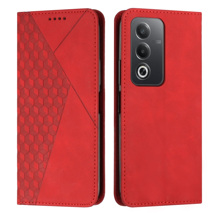 Diamond Splicing Skin Feel Magnetic Leather Phone Case, For OPPO Reno12 Pro Global, For OPPO Reno12 5G Global, For OPPO A3 Pro China, For OPPO A3 Pro Global