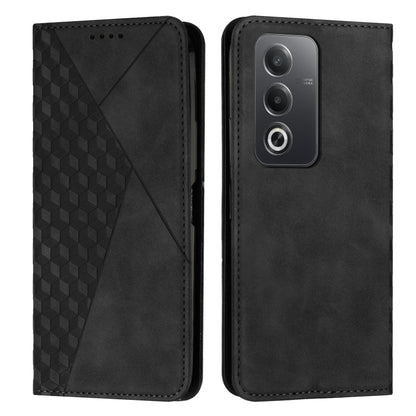 Diamond Splicing Skin Feel Magnetic Leather Phone Case, For OPPO Reno12 Pro Global, For OPPO Reno12 5G Global, For OPPO A3 Pro China, For OPPO A3 Pro Global