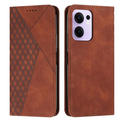 Diamond Splicing Skin Feel Magnetic Leather Phone Case, For OPPO Reno13 Pro Global, For OPPO Reno13 5G Global, For OPPO Reno13 F 5G / 4G, For OPPO A3x