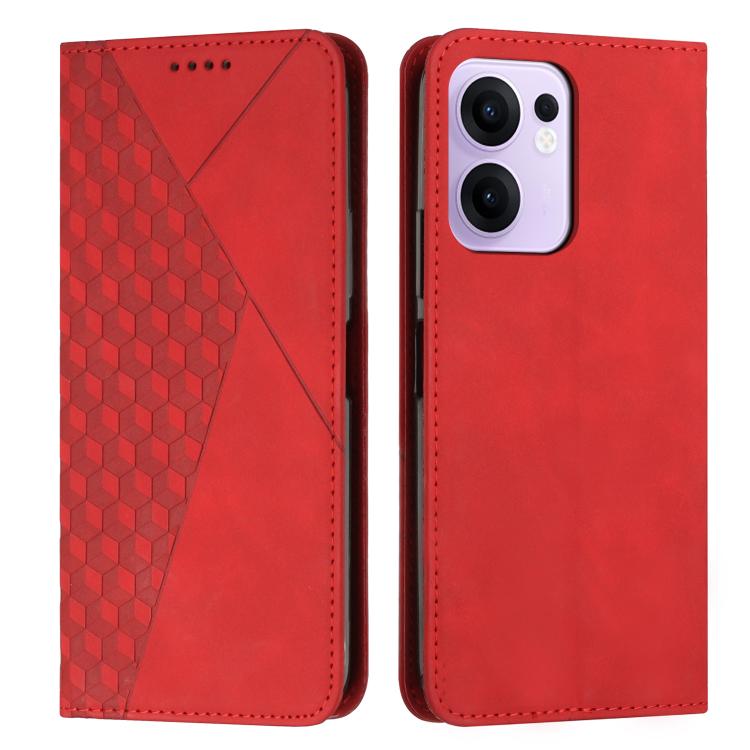 Diamond Splicing Skin Feel Magnetic Leather Phone Case, For OPPO Reno13 Pro Global, For OPPO Reno13 5G Global, For OPPO Reno13 F 5G / 4G, For OPPO A3x