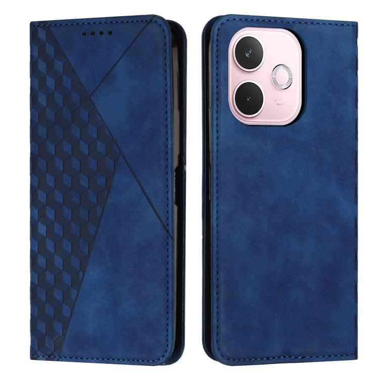 Diamond Splicing Skin Feel Magnetic Leather Phone Case, For OPPO Reno14 Global / Reno14 F 5G, For OPPO A5x 5G Global, For OPPO Reno14 Pro Global, For OPPO A5 Pro 5G Global