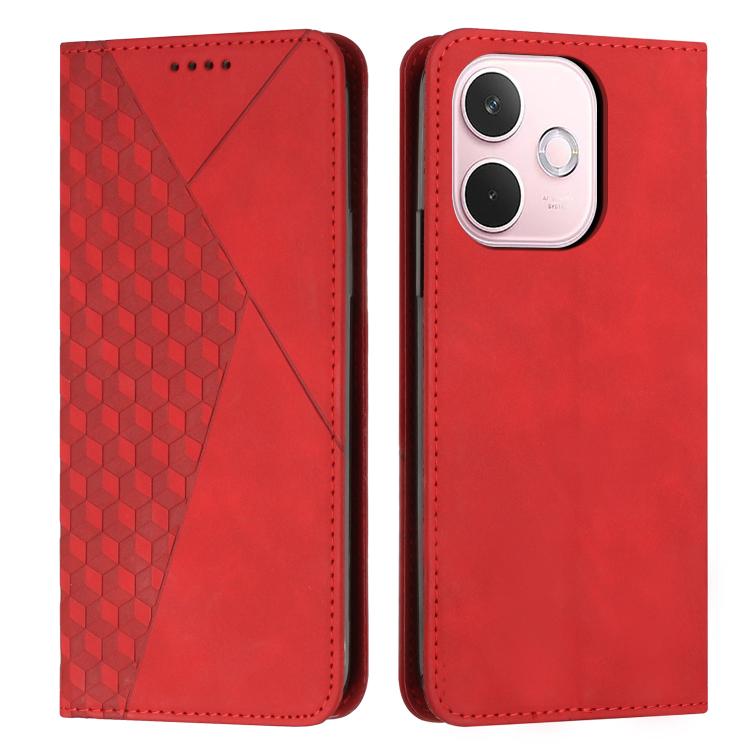 Diamond Splicing Skin Feel Magnetic Leather Phone Case, For OPPO Reno14 Global / Reno14 F 5G, For OPPO A5x 5G Global, For OPPO Reno14 Pro Global, For OPPO A5 Pro 5G Global