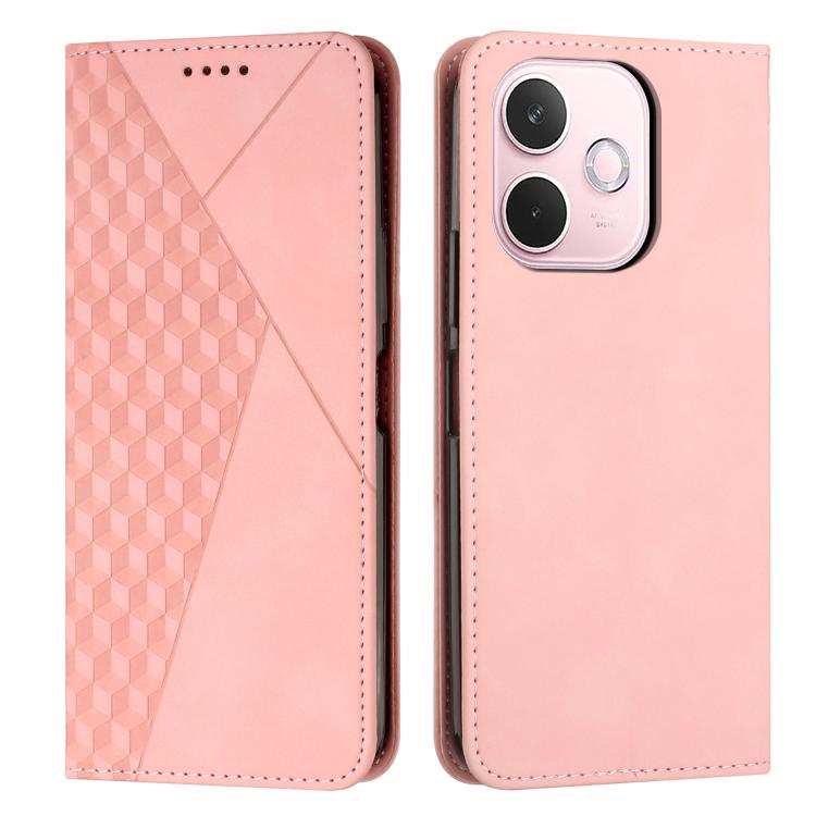 Diamond Splicing Skin Feel Magnetic Leather Phone Case, For OPPO Reno14 Global / Reno14 F 5G, For OPPO A5x 5G Global, For OPPO Reno14 Pro Global, For OPPO A5 Pro 5G Global