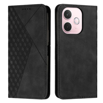 Diamond Splicing Skin Feel Magnetic Leather Phone Case, For OPPO Reno14 Global / Reno14 F 5G, For OPPO A5x 5G Global, For OPPO Reno14 Pro Global, For OPPO A5 Pro 5G Global