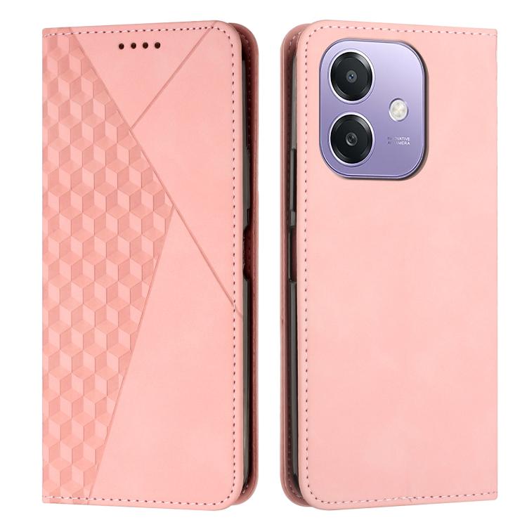 Diamond Splicing Skin Feel Magnetic Leather Phone Case, For OPPO Reno14 Global / Reno14 F 5G, For OPPO A5x 5G Global, For OPPO Reno14 Pro Global, For OPPO A5 Pro 5G Global
