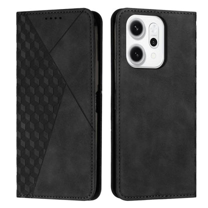 Diamond Splicing Skin Feel Magnetic Leather Phone Case, For OPPO Reno14 Global / Reno14 F 5G, For OPPO A5x 5G Global, For OPPO Reno14 Pro Global, For OPPO A5 Pro 5G Global
