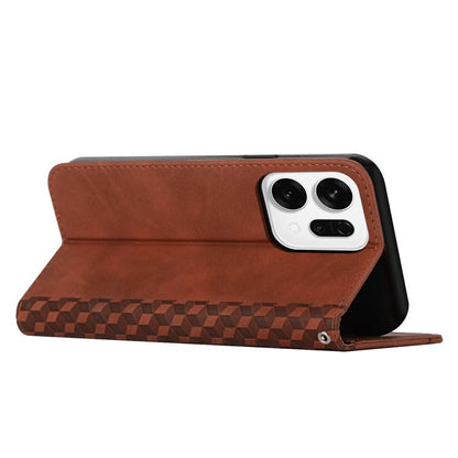 Diamond Splicing Skin Feel Magnetic Leather Phone Case, For OPPO Reno14 Global / Reno14 F 5G, For OPPO A5x 5G Global, For OPPO Reno14 Pro Global, For OPPO A5 Pro 5G Global