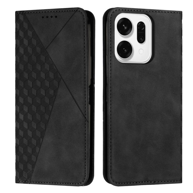 Diamond Splicing Skin Feel Magnetic Leather Phone Case, For OPPO Reno14 Global / Reno14 F 5G, For OPPO A5x 5G Global, For OPPO Reno14 Pro Global, For OPPO A5 Pro 5G Global