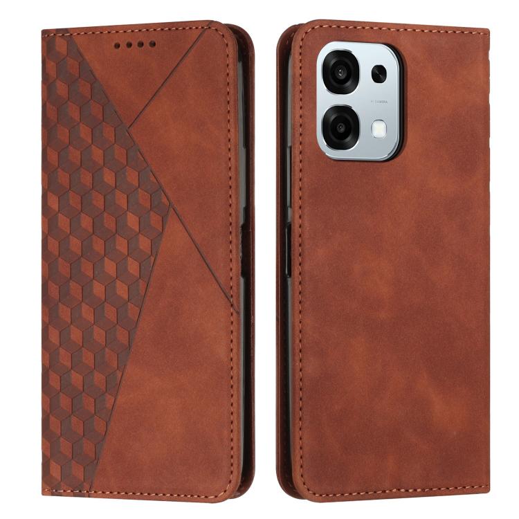 Diamond Splicing Skin Feel Magnetic Leather Phone Case, For OPPO A6x 5G / A6 6G, For OPPO Reno15 Pro 5G Global, For OPPO Reno15 5G Global, For OPPO F31 5G / A6 Pro Global 5G