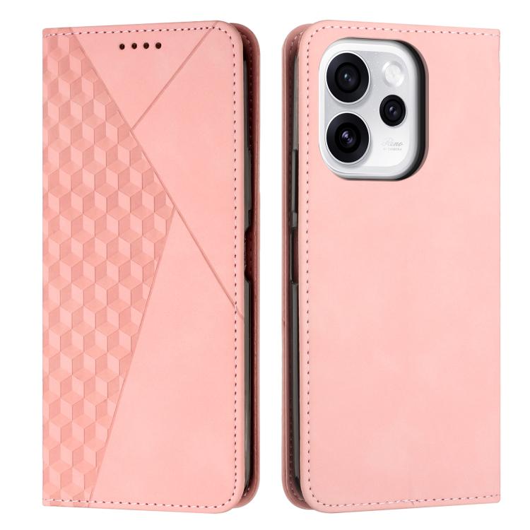 Diamond Splicing Skin Feel Magnetic Leather Phone Case, For OPPO A6x 5G / A6 6G, For OPPO Reno15 Pro 5G Global, For OPPO Reno15 5G Global, For OPPO F31 5G / A6 Pro Global 5G