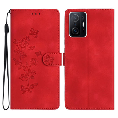 Flower Butterfly Embossing Pattern Leather Phone Case, For Xiaomi Redmi 10C, For Xiaomi Redmi Note 11 4G Global / Note 11S, For Xiaomi Redmi 10 2022, For Xiaomi 11T / 11T Pro