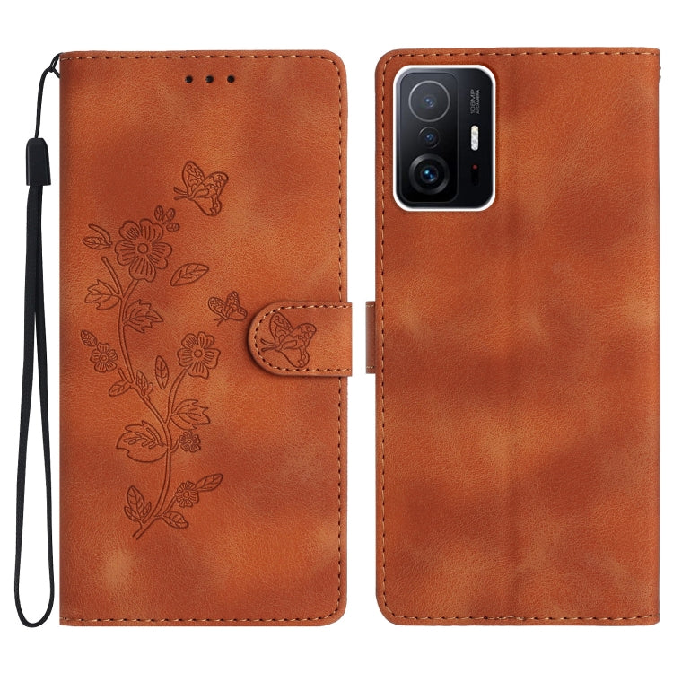 Flower Butterfly Embossing Pattern Leather Phone Case, For Xiaomi Redmi 10C, For Xiaomi Redmi Note 11 4G Global / Note 11S, For Xiaomi Redmi 10 2022, For Xiaomi 11T / 11T Pro